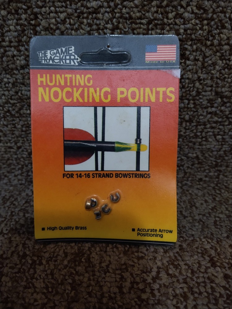 Indian Archery A3090 Bowhunting Accessory Kit & The Game Tracker Nocking Points