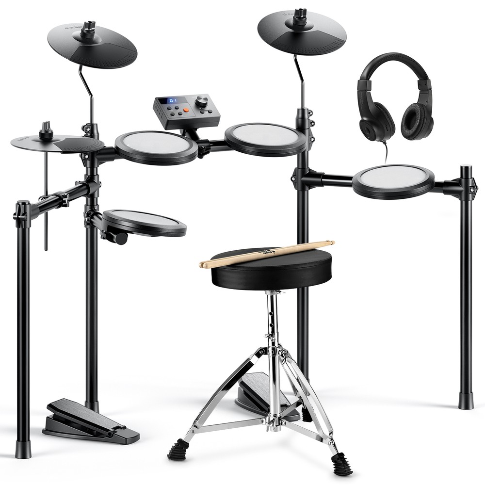 🥁 Donner DED-70 Electronic Drum Set | NEW VERSION | With Throne Headphones