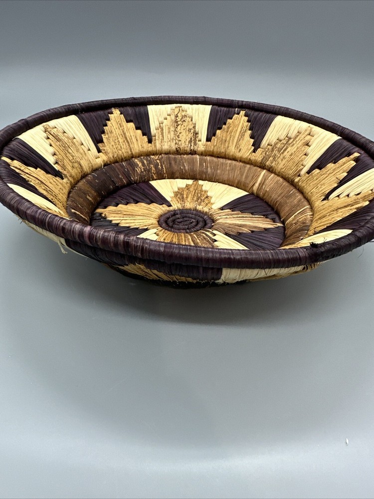 12.5” Ibirere Basket Wall Decor, Fruit Basket African Boho