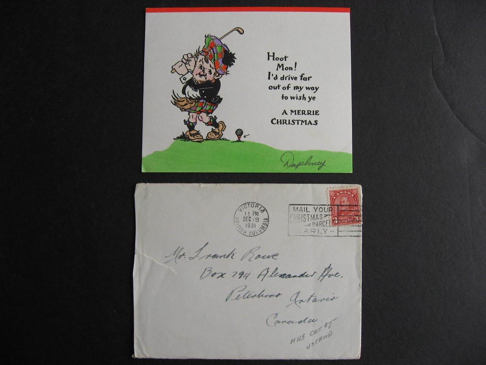 CANADA 1931 cover with interesting card! Worth checking out!