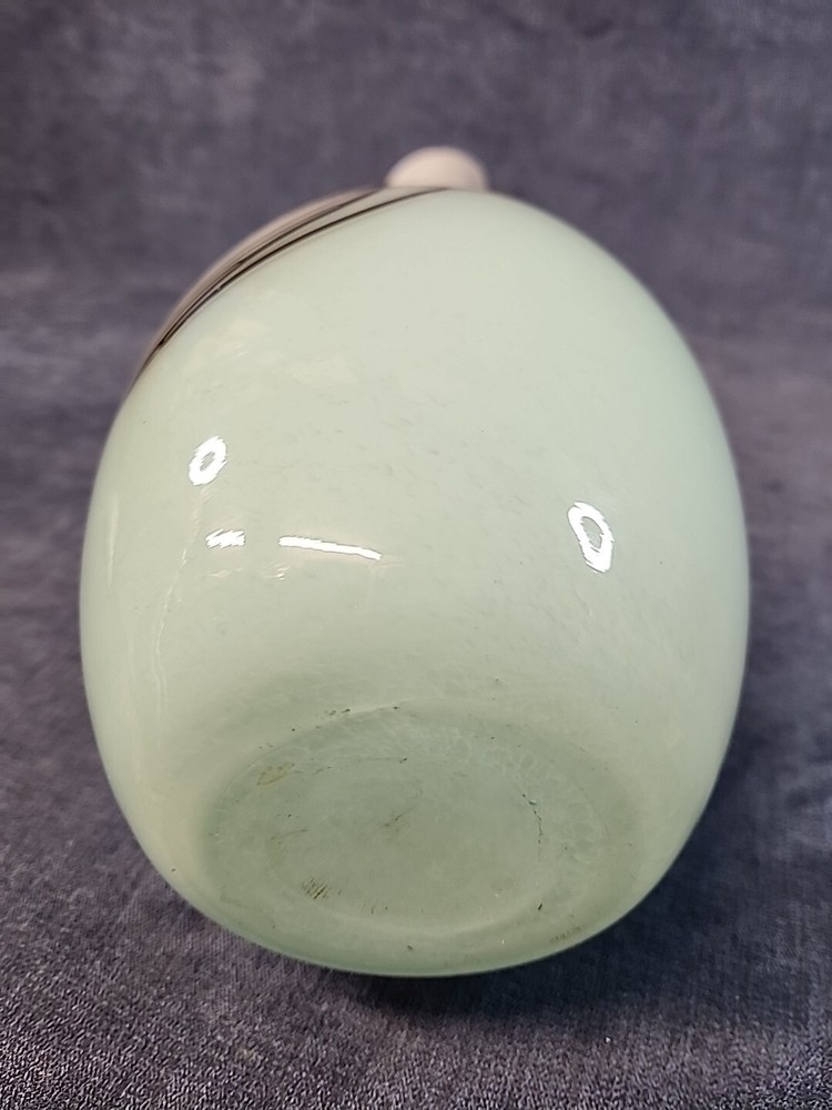 Beach Wave Tear Drop Vase Hand-Blown Vintage w-C