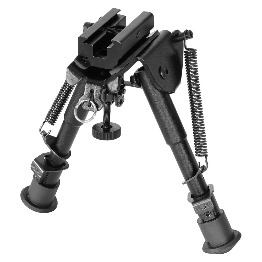 6-9 Inch Tactical Bipod Spring Return Horizontally Picatinny Rail Mount Adapter