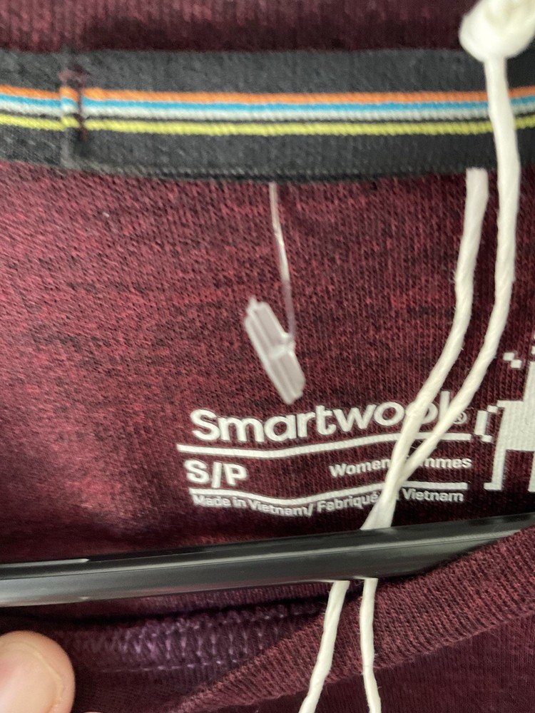 NWT Smartwool Thermal Base Layer Sz Xs Black Cherry Active
