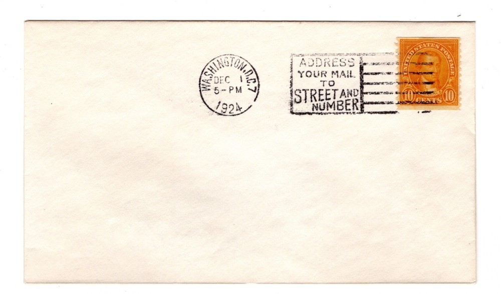 #603 James Monroe 10c Coil 1924 First Day Cover