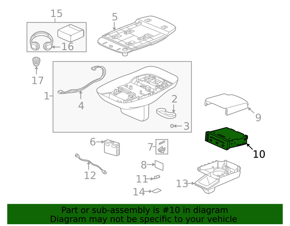 Genuine GM DVD Unit 22693802