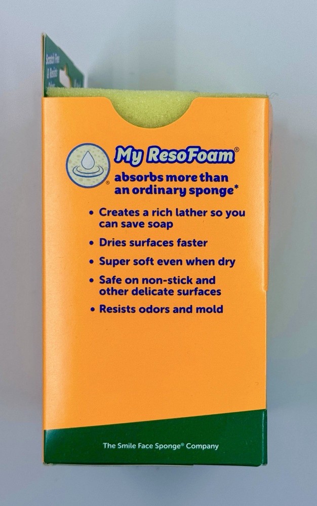 Scrub Daddy Sponge Daddy 4-Pack Dual Sided Scratch Free Sponge Scrubber