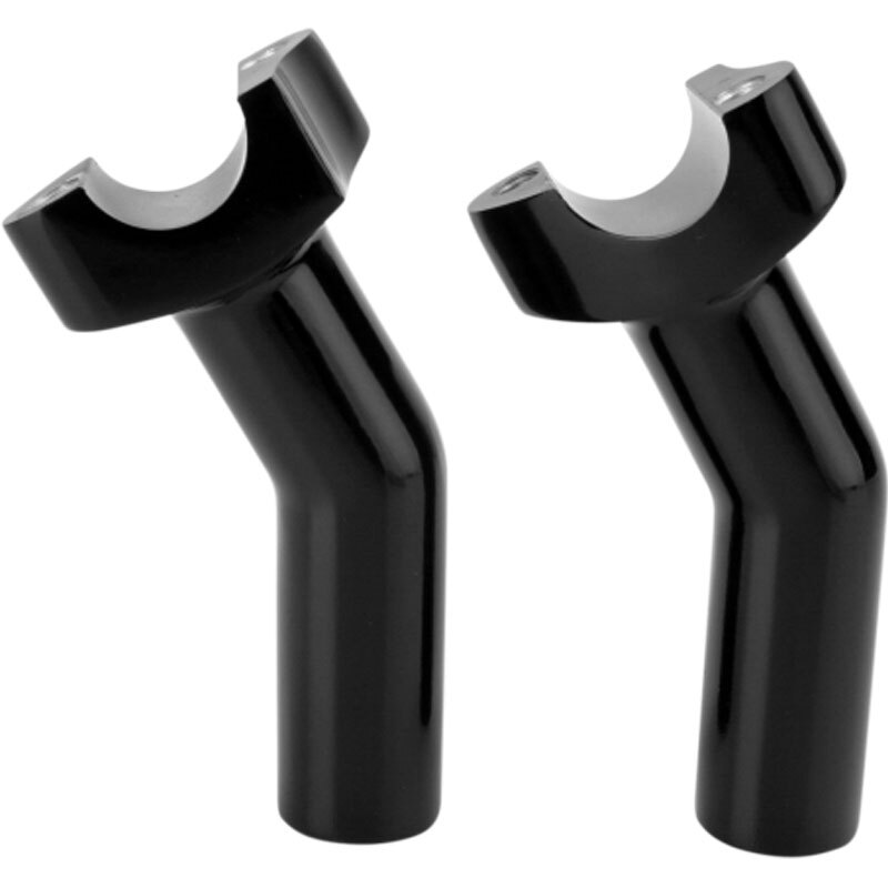 Drag Specialties Black 4.5" Pullback Risers 1" Pullback 1" Handlebars For Harley
