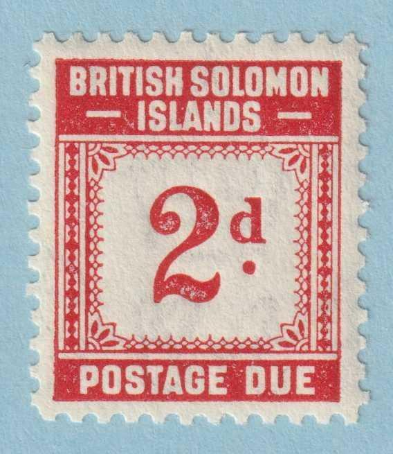 SOLOMON ISLANDS J2 POSTAGE DUE  MINT NEVER HINGED OG ** EXTRA FINE - TUK