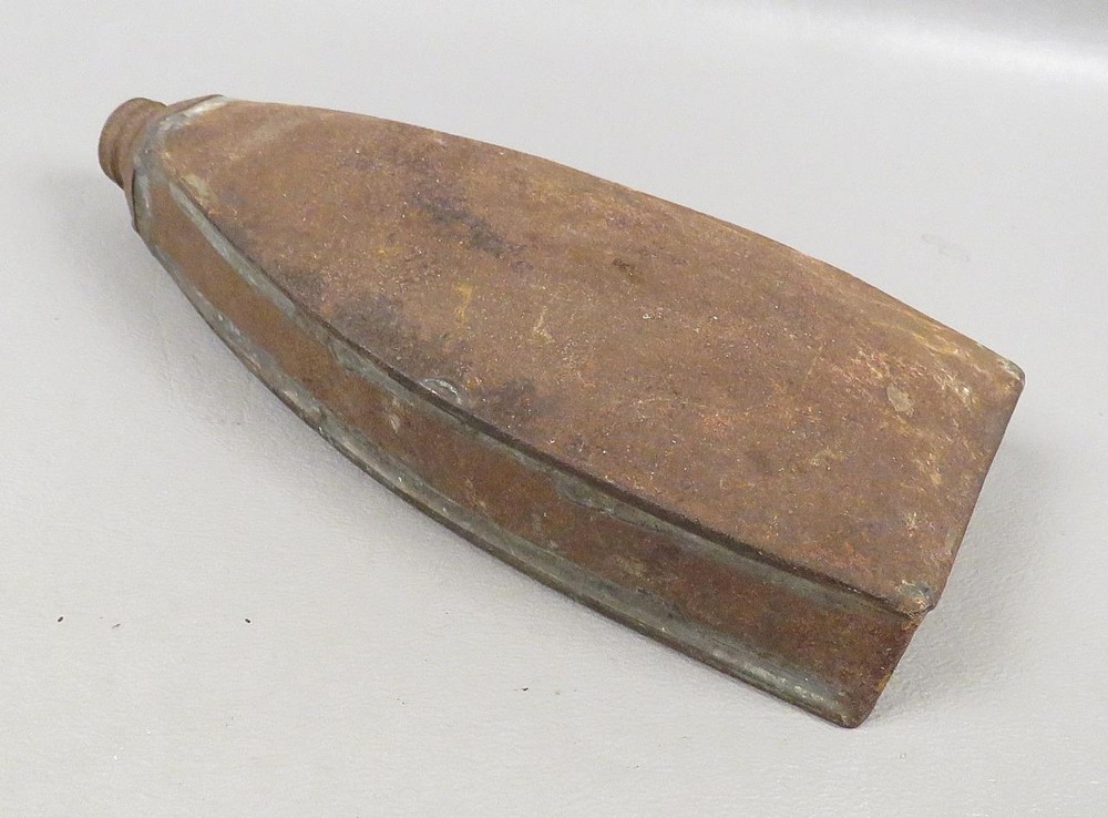 Vintage UNUSUAL GUN POWDER CAN Muzzleloader Rifle ANTIQUE Muzzleloading Part