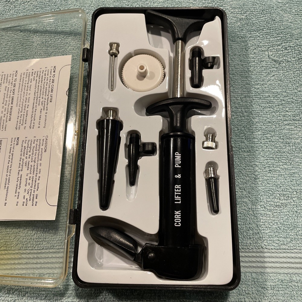 Cork Lifter and Pump Kit with Instructions. New.￼