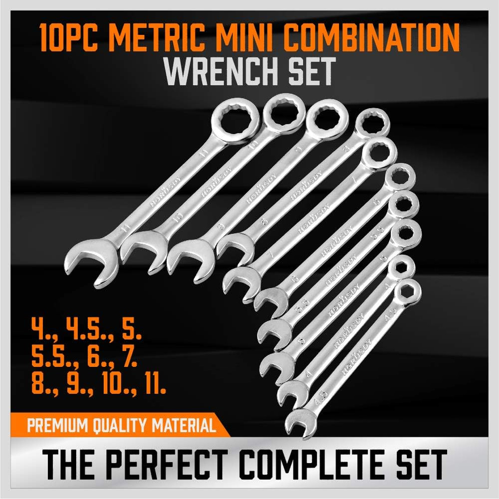 20-Piece Mini Set, Small Set, Metric and SAE Mini Combination Sets