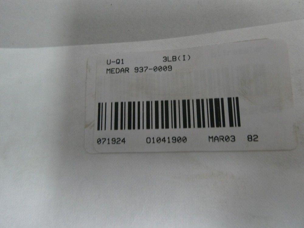 Medar 937-0009 Handheld Terminal 12-24v-dc