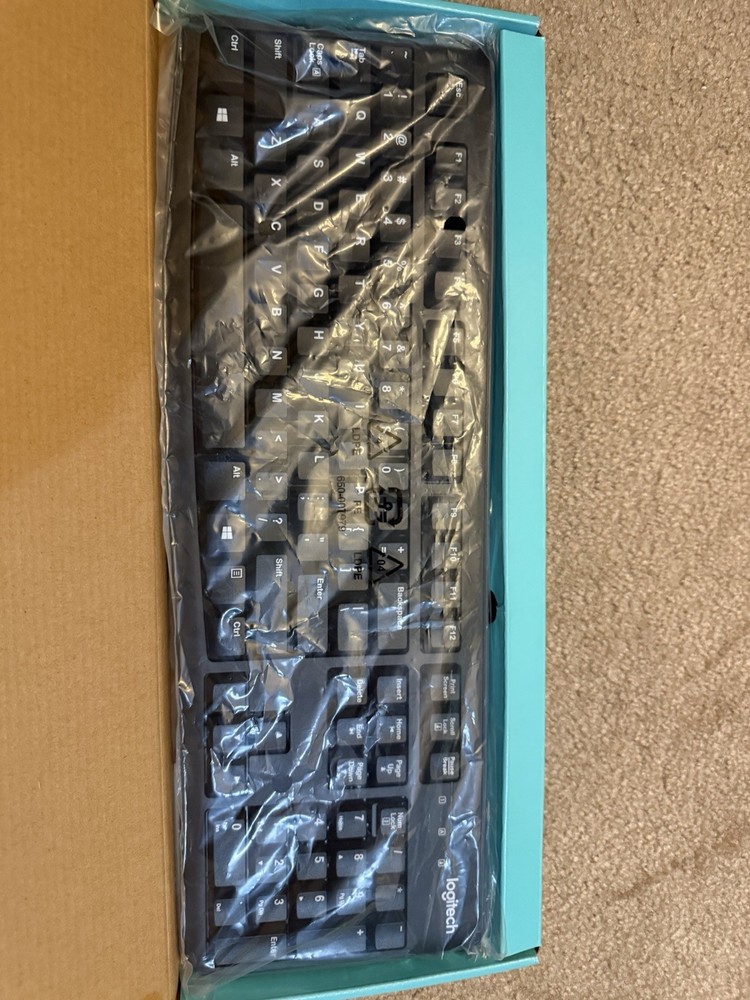 Logitech K120 USB Keyboard for PC - Black