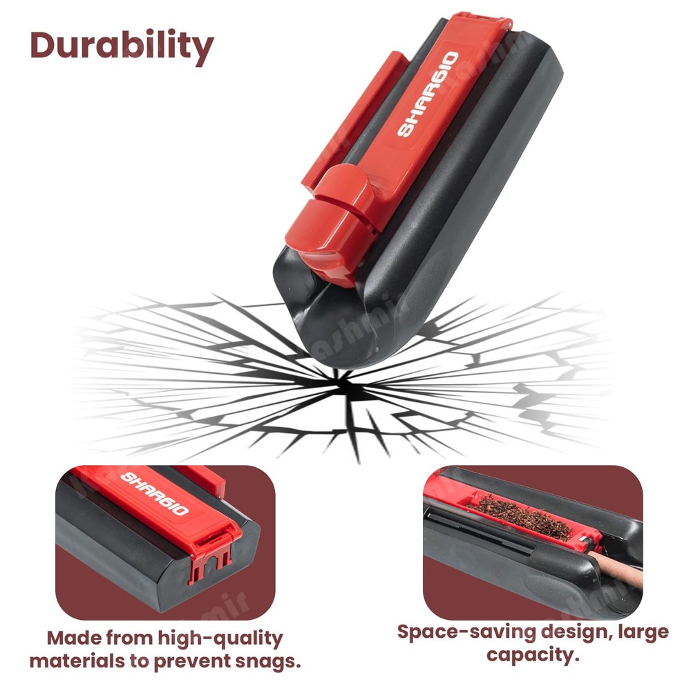 Cigarette Rolling Machine Red Deluxe Manual – Handheld Injector for All Size ...