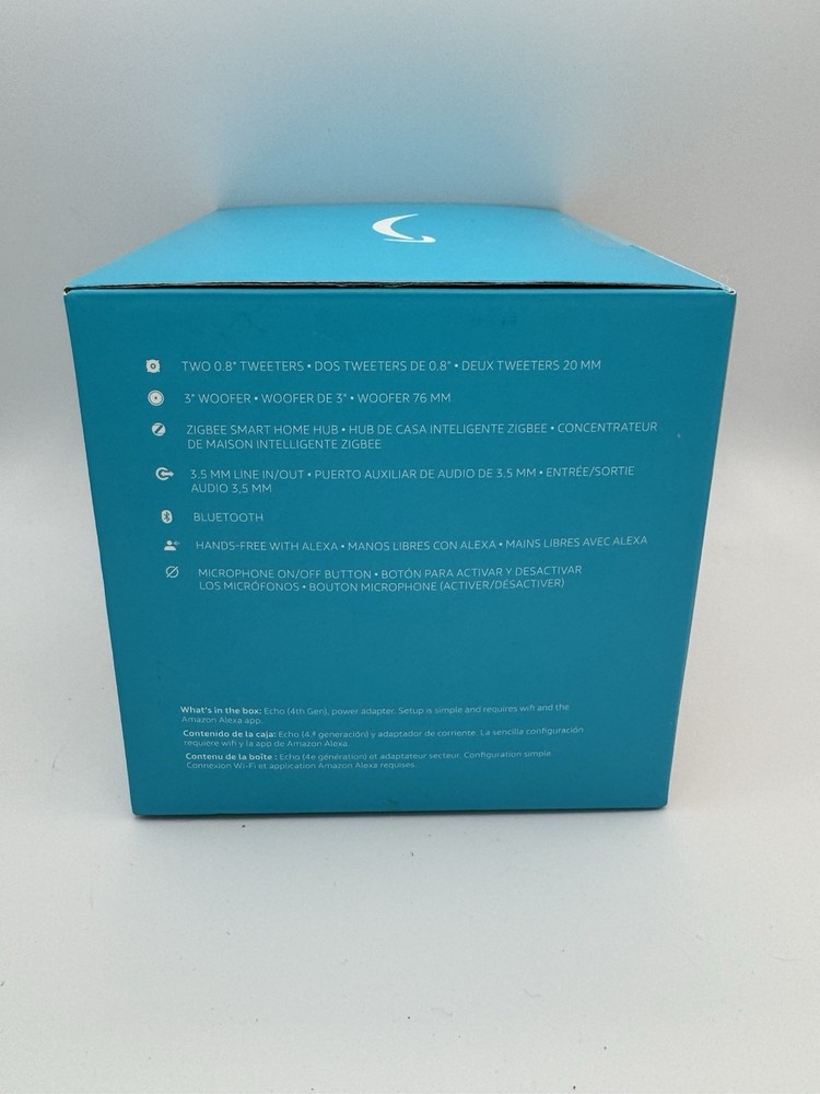 [AMAZON] Amazon Echo (4th Gen) Smart Speaker - Charcoal Brand New - Sealed