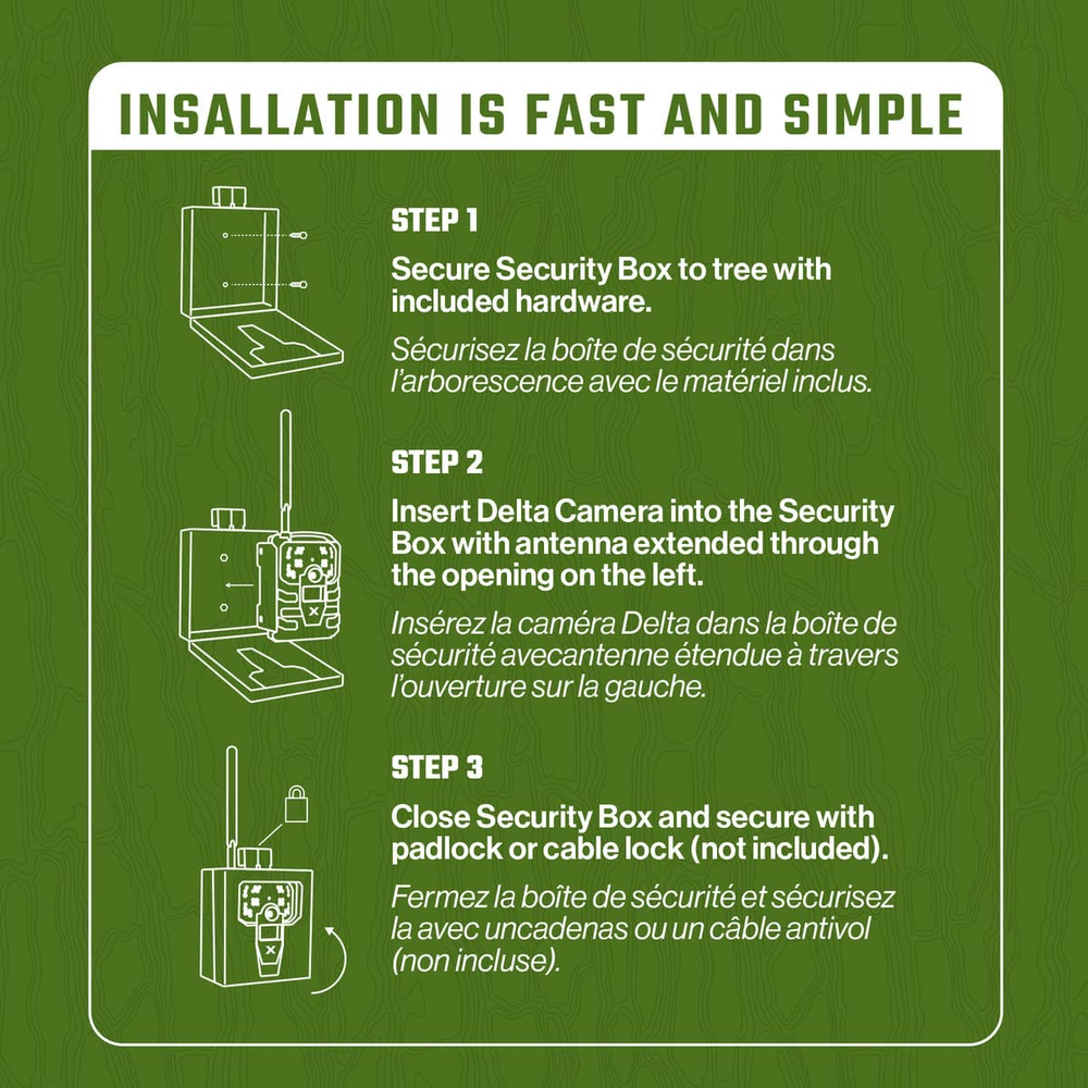 Moultrie Mobile Cellular Camera Security Box 720p