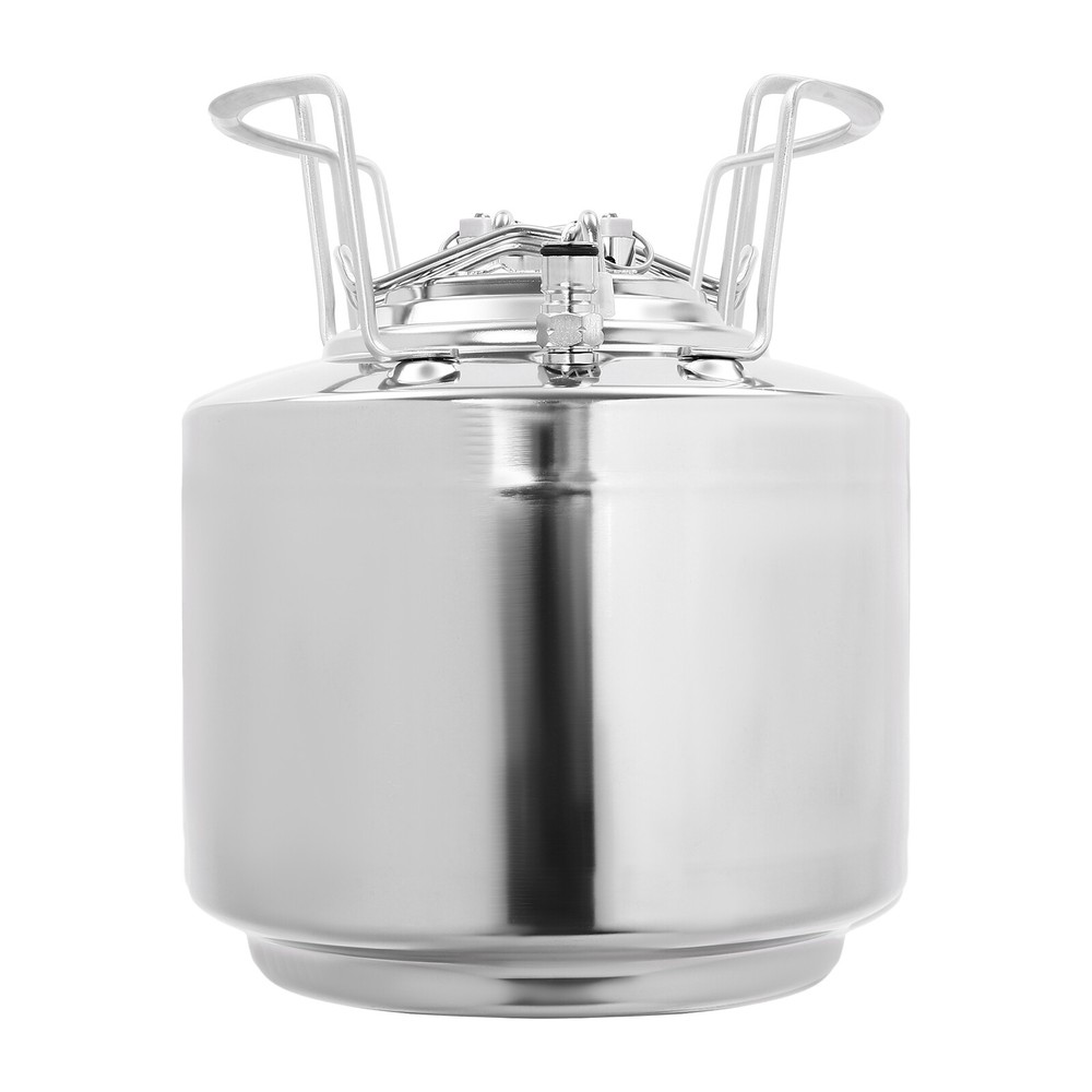 6L Mini Ball Lock Keg 304 Stainless Steel Home Brewing Keg Beer Brewing Keg