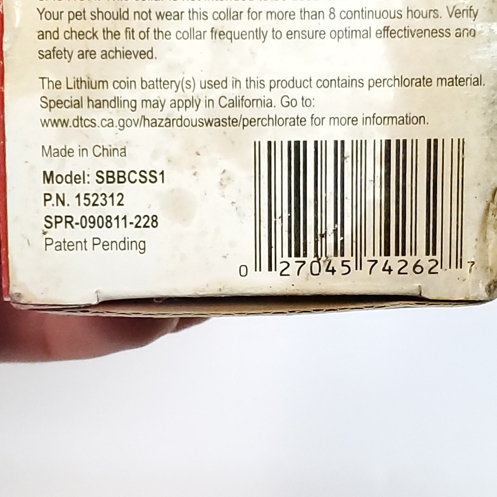 Sunbeam ADVANCED Bark Control Collar