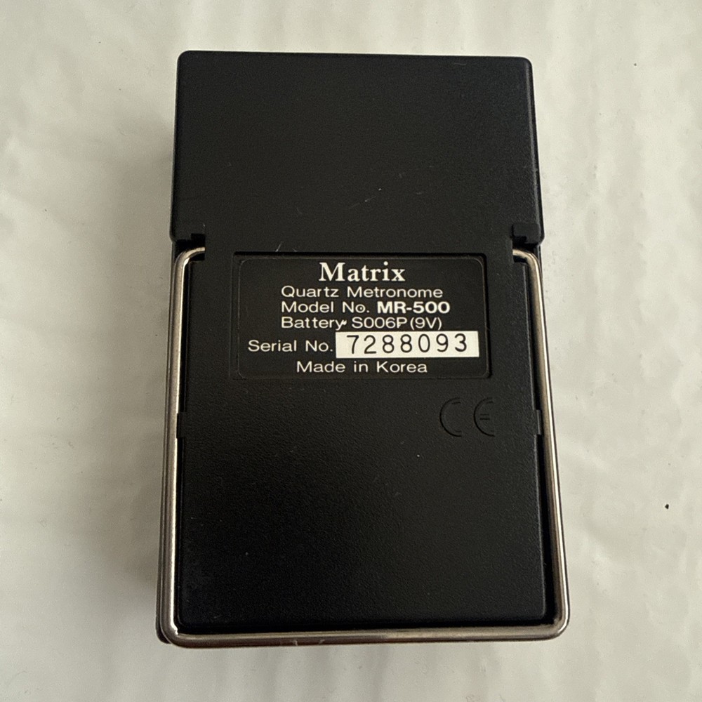 Matrix MR-500 Quartz Metronome (tested and working)