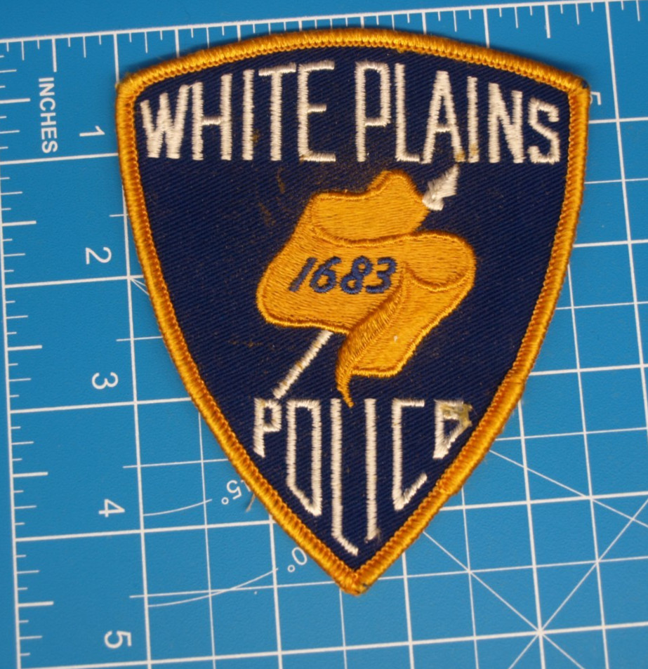 White Plains NY Police patch-Bin A