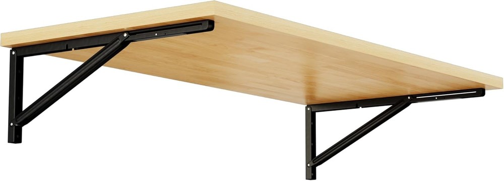 Wall Mounted Folding Workbench, 47.2 x 22.8-inch Heavy Duty Foldable Work