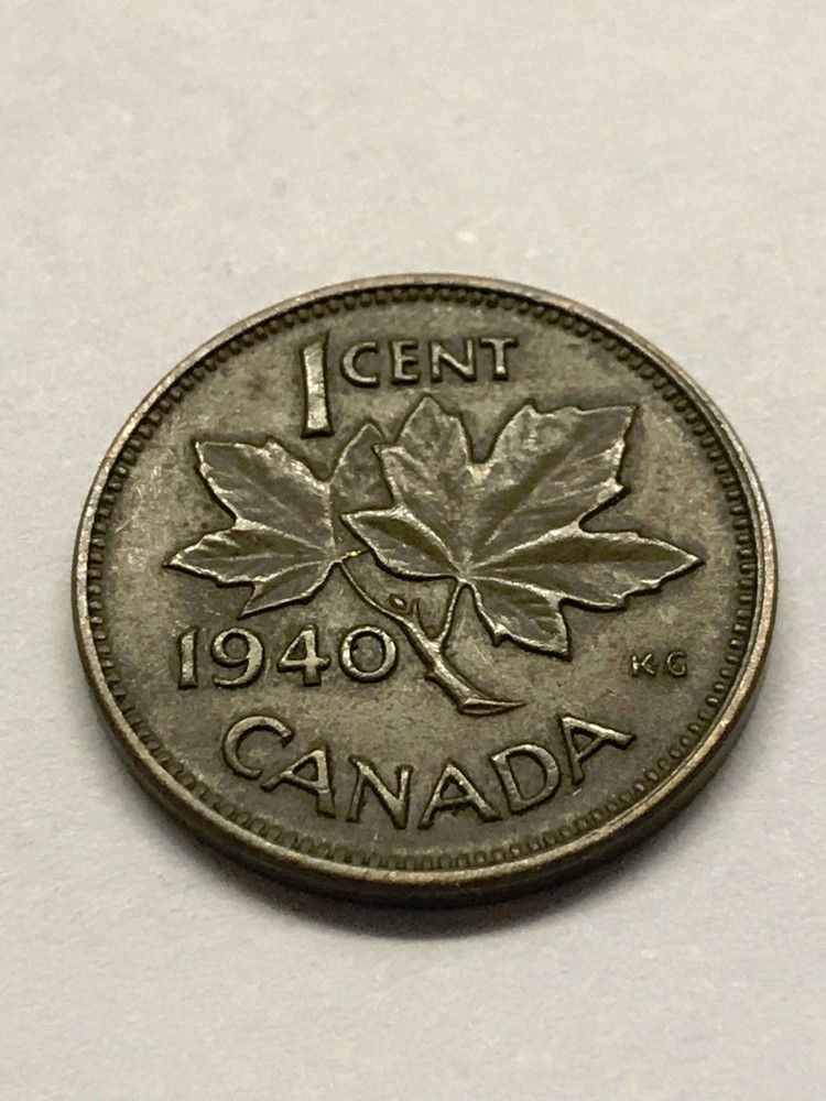 1940 Canada 1 Cent XF #10467