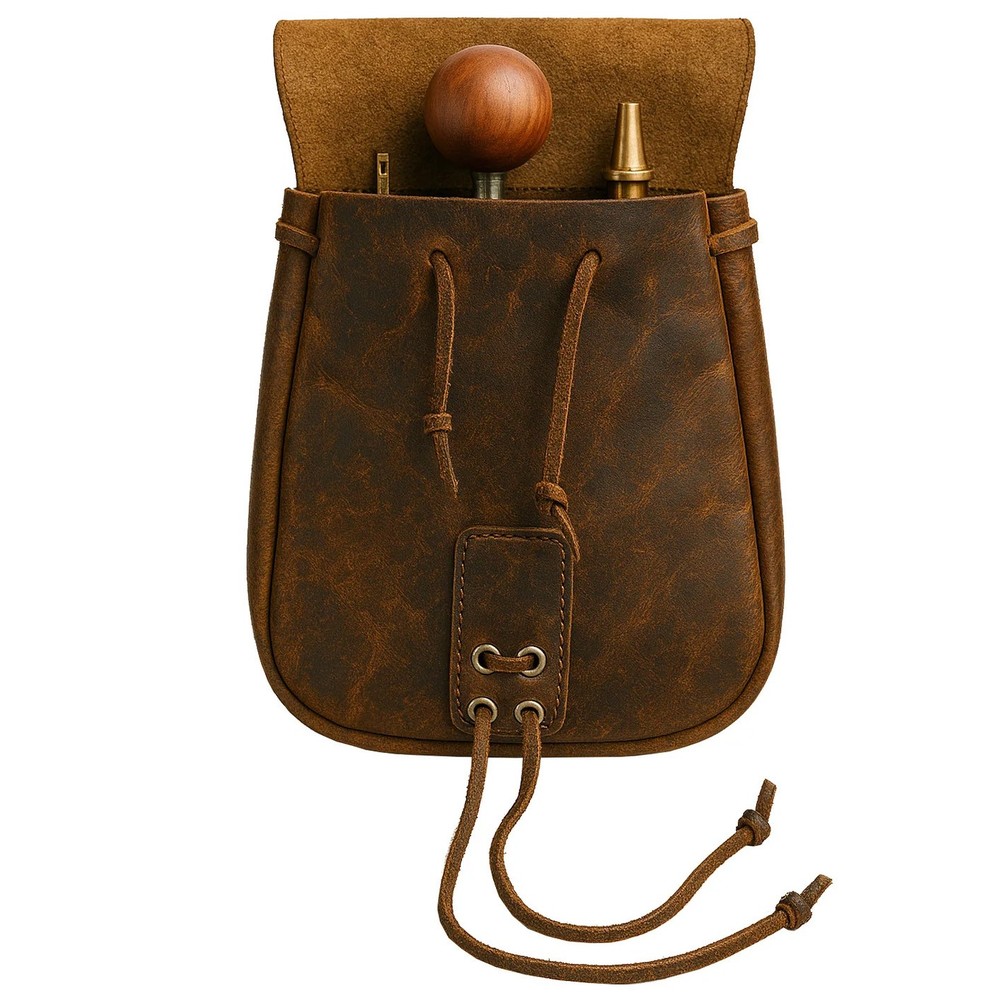 Muzzle-Loaders Leather Bush-Craft/Shooting Bag - MZ1203