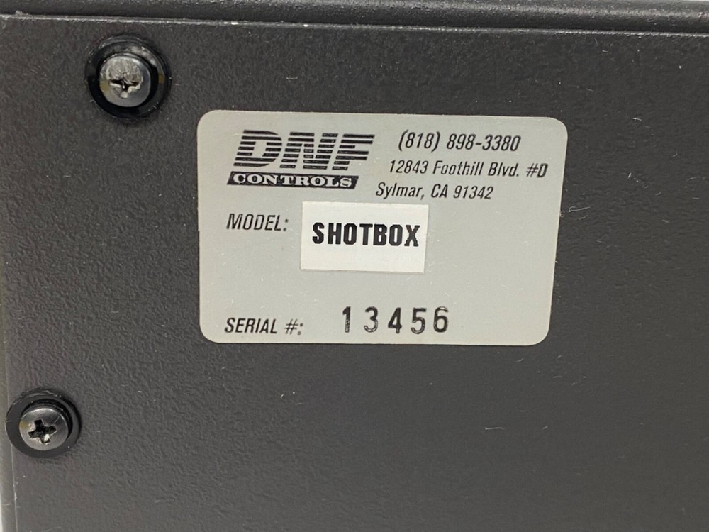 DNF ST300 VTR/DDR CONTROLLER & DLM ST420 SHOTBOX UNTESTED