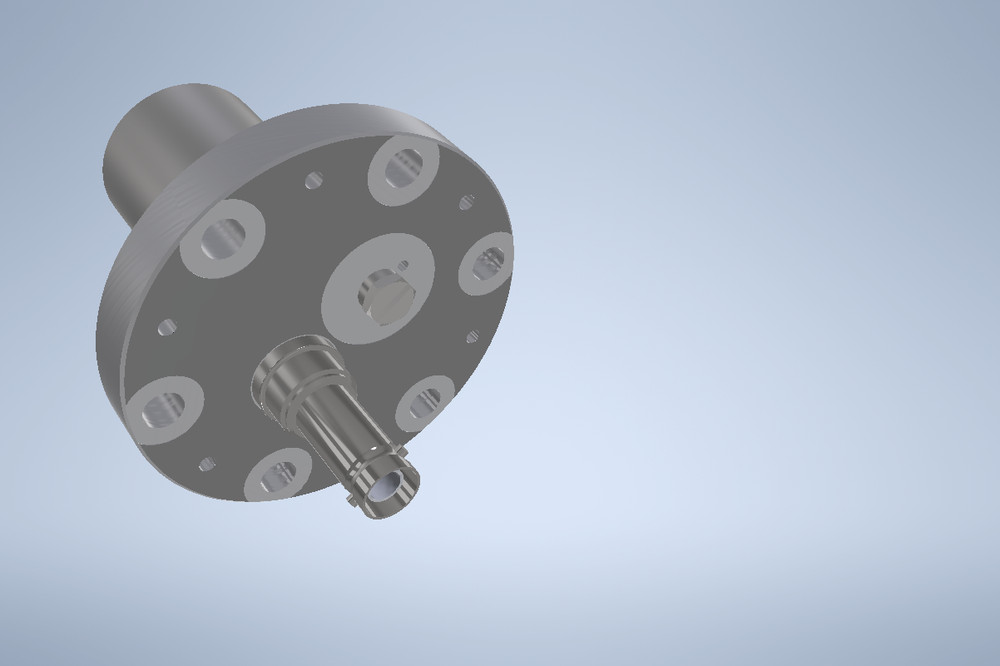 Anode layer ion source plasma sputtering thin film 2.75" conflat SHV baseplate