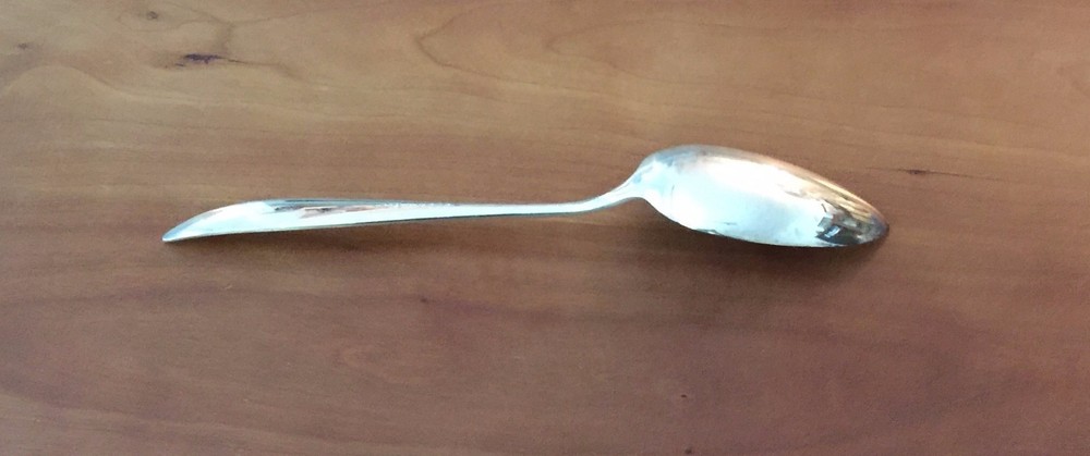 Vintage Sterling Silver Gorham White Paisley Pattern Serving Spoon