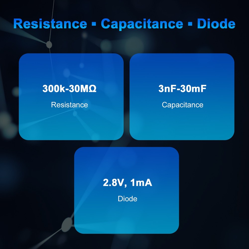 Digital Smart SMD Tester 2999 Counts Handheld Resistance Capacitance Diode IPLL