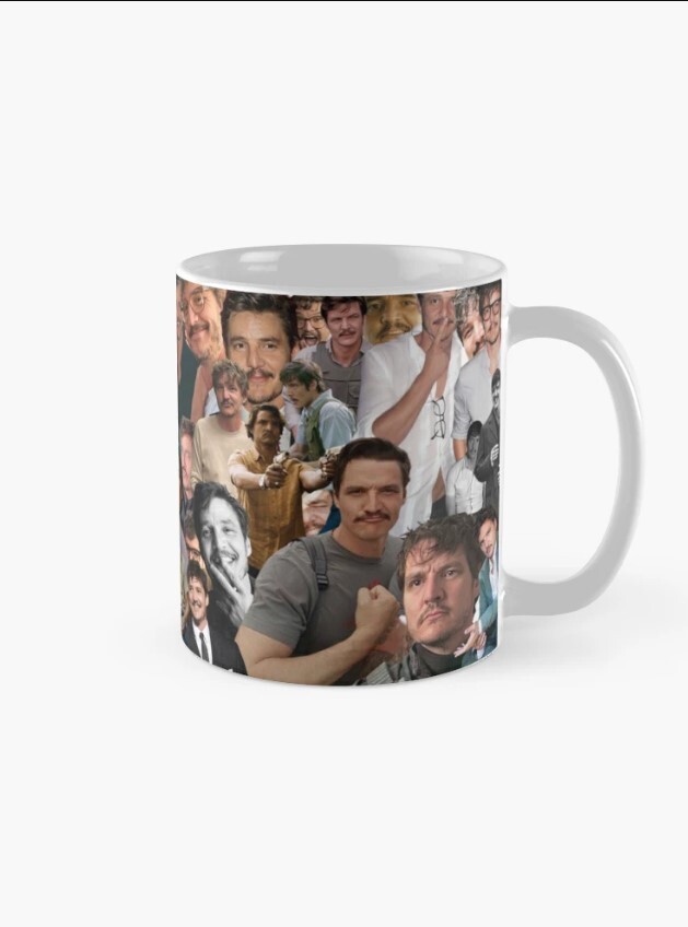 Pedro Pascal collage for mug Coffee Mug 11Oz
