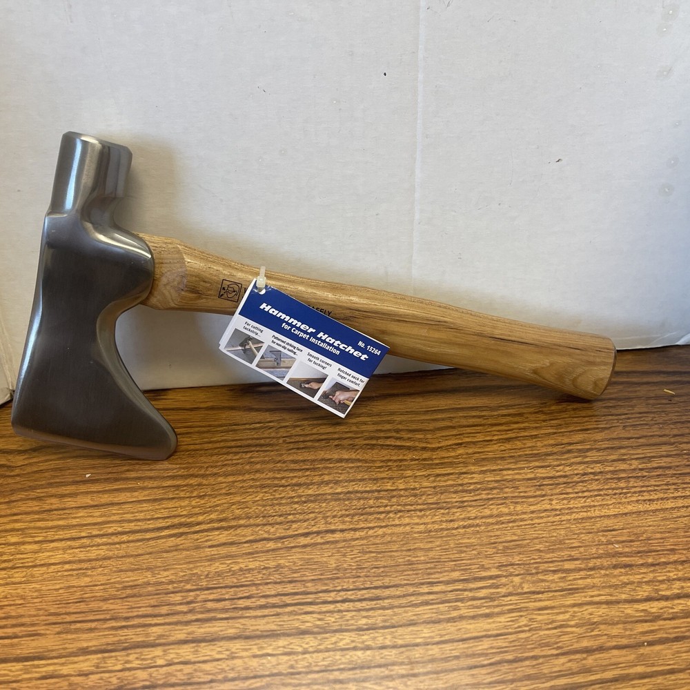 Orcon Carpet Hammer Hatchet 32 oz Head Hickory Handle New