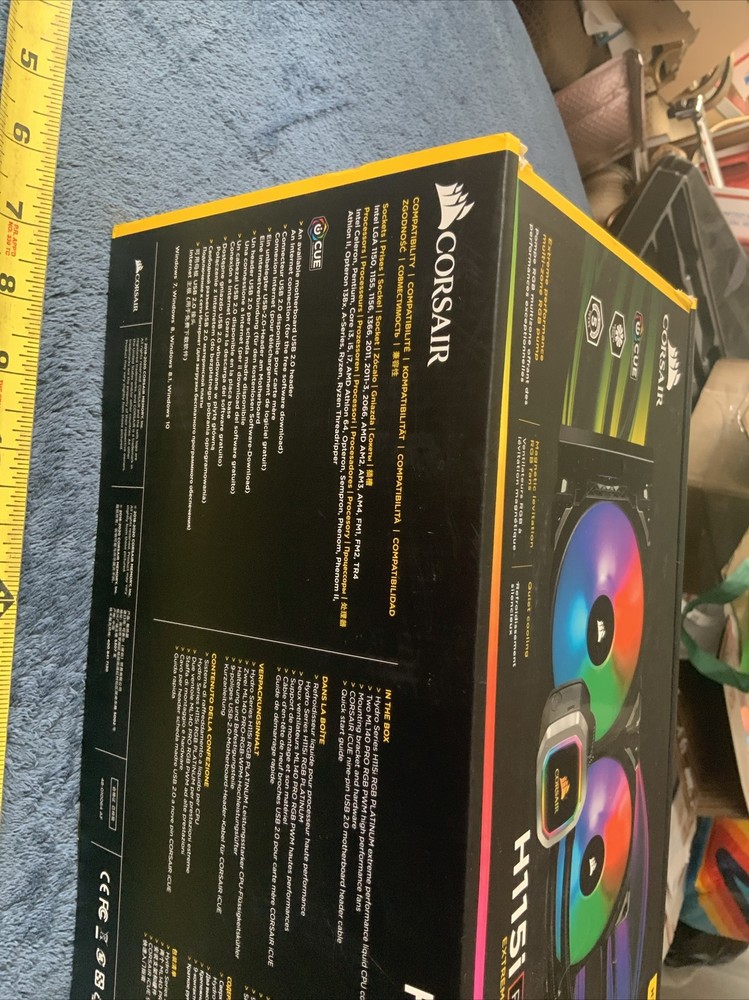 Corsair H115i Rub Platinum Liquid CPU Cooler
