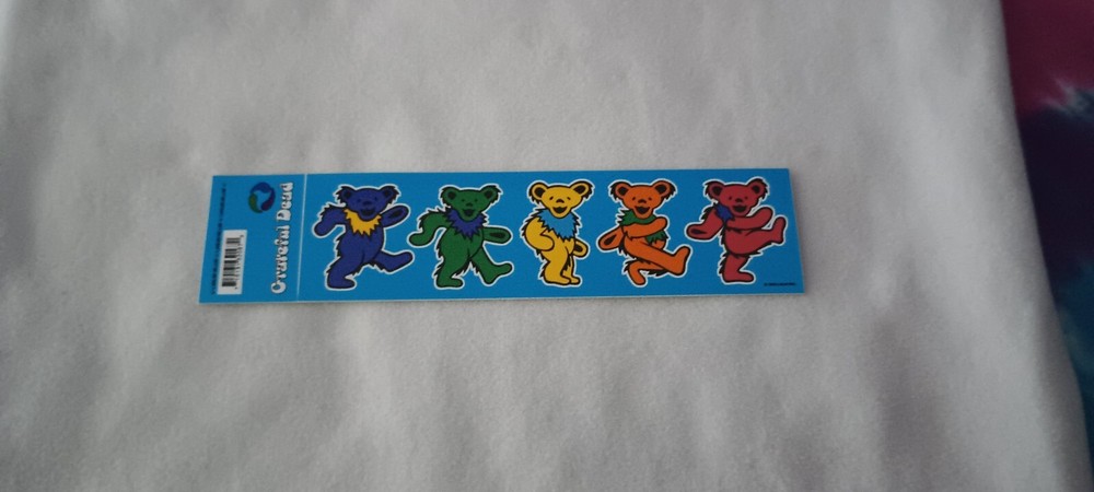 Grateful Dead Dancing Bears 5.5 Inch Mini Sticker