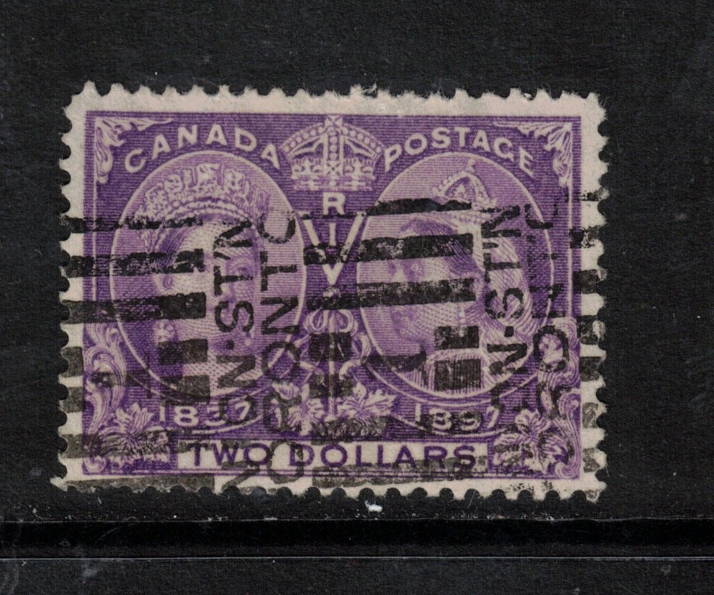 Canada #62 Stamp Very Fine Used With Roller Cancel