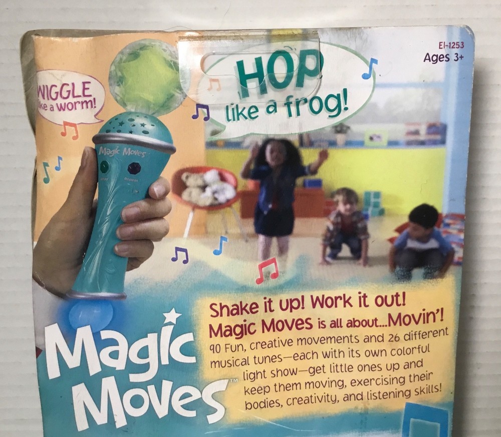 2012 EDUCATIONAL INSIGHTS MAGIC MOVES ELECTRONIC INTERACTIVE WAND EXERCISE PLAY