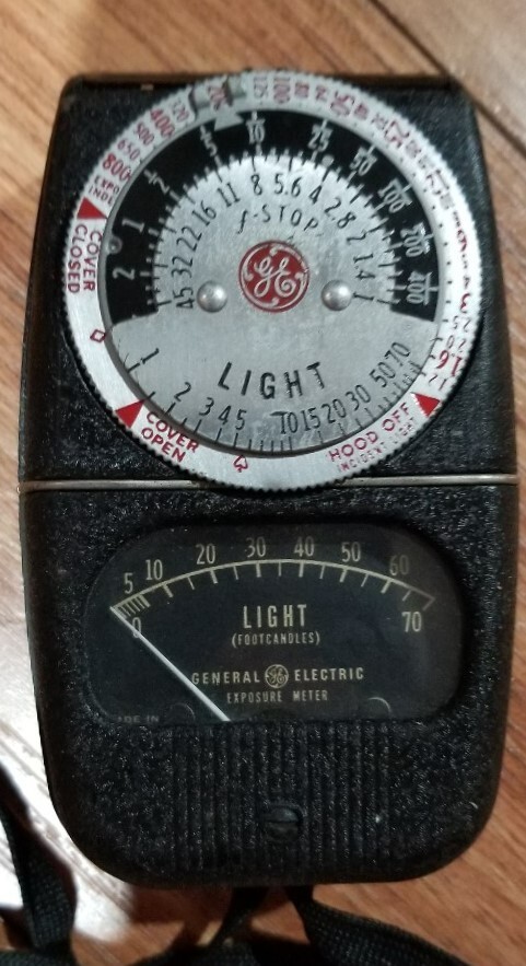 GE General Electric Light Exposure Meter (Vintage) Type DW-68 UNTESTED