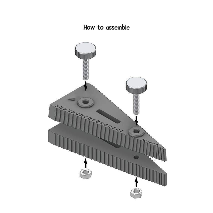For LIANG-0235 Quick Length Measurement Handle Bending Tool Model Handle Bender