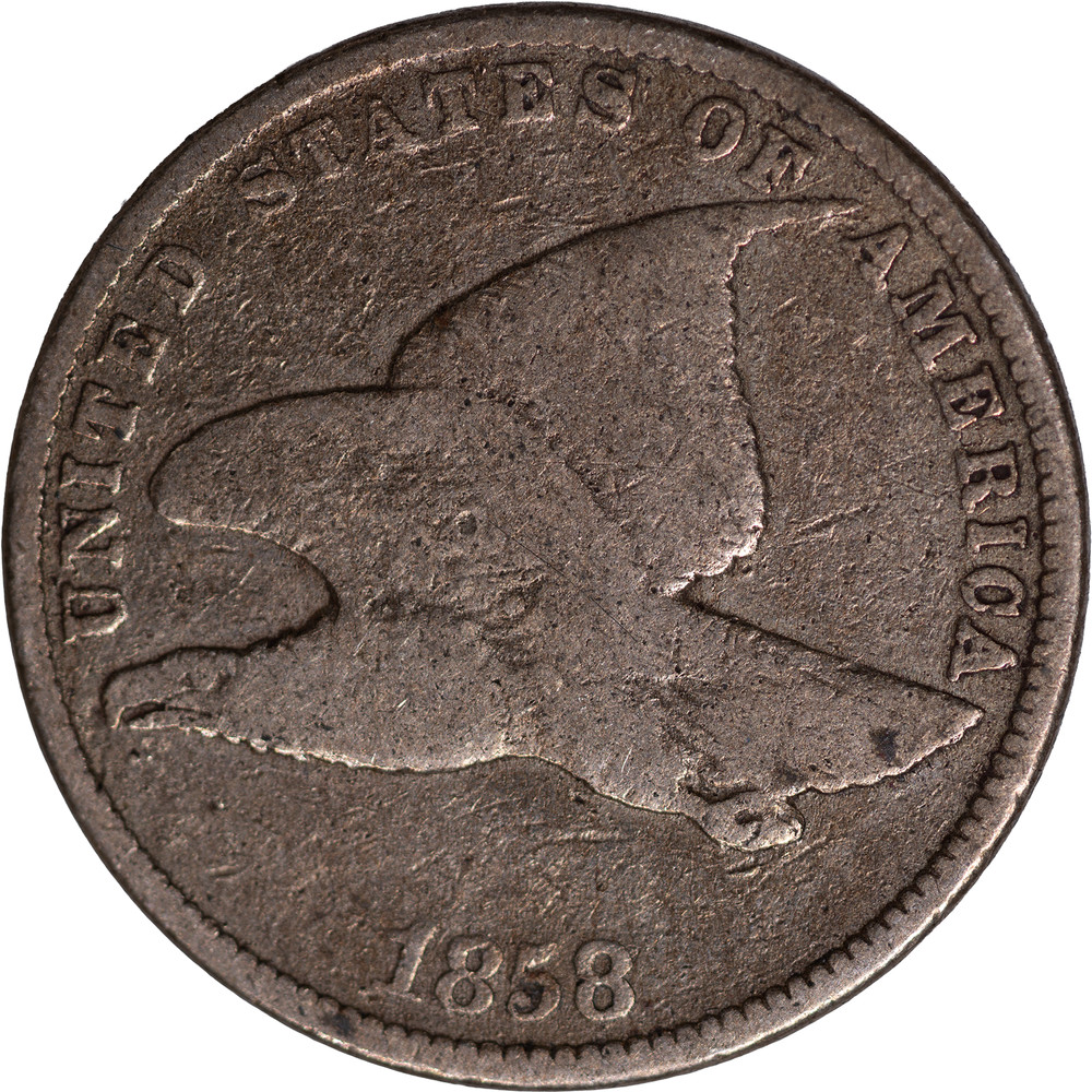 1858 Flying Eagle Cent VG Condition