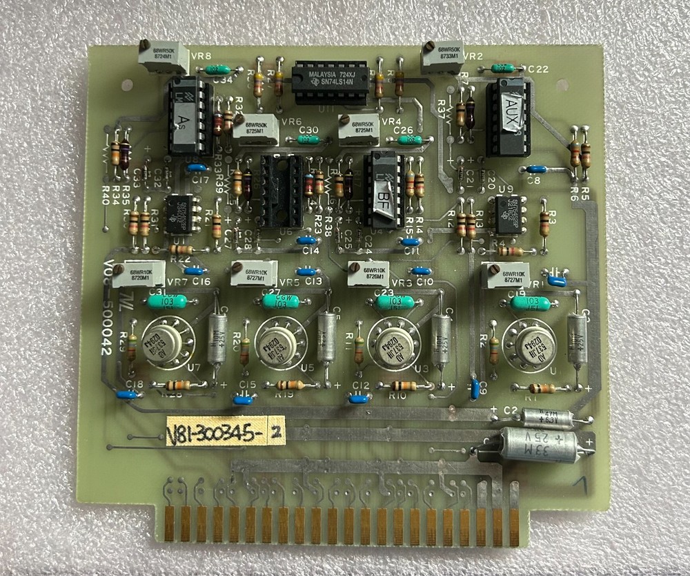 Varian V81-300345-2 Mass Flow PCB ,V08-500042