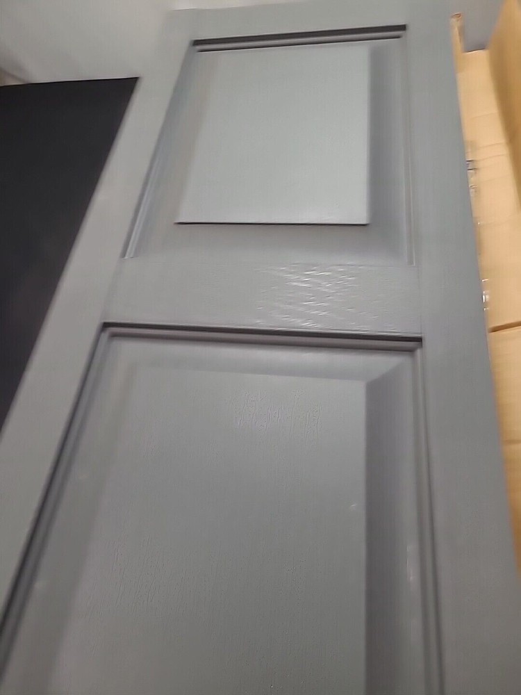 PREMIER PANEL Raised Panel Vinyl Shutter 15"W x 39"L (1 Pair)-007 DARK GRAY