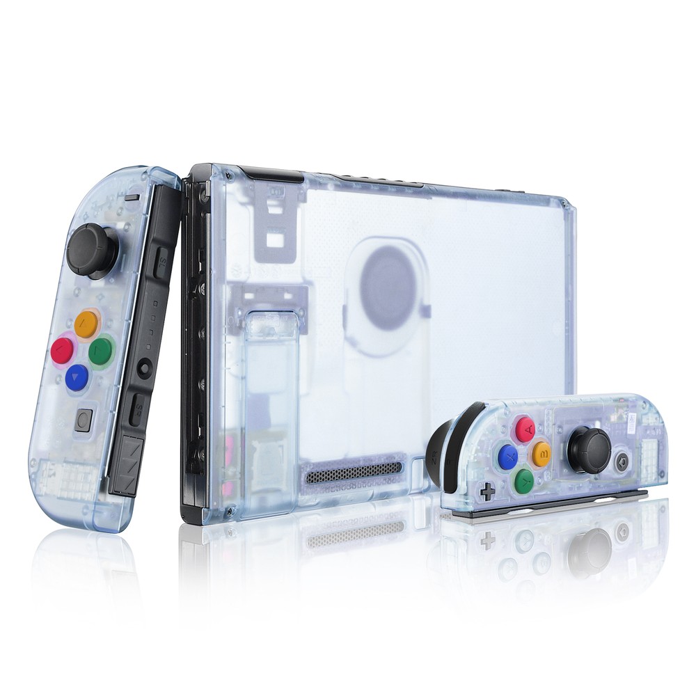 Glacier Blue Console Housing Shell with Buttons Replacement for Nintendo Switch
