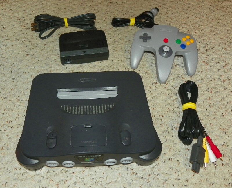 Nintendo 64 Video Game Console - Charcoal Gray