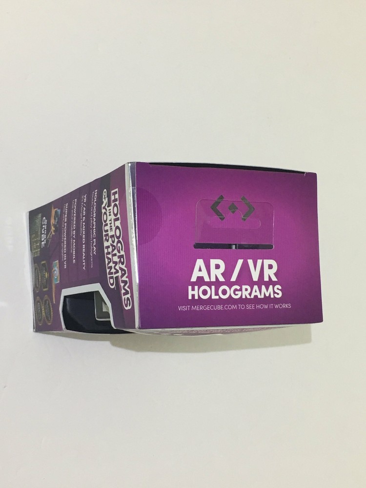 Meet The Merge Cube Holographic Hologram Object In Hand iPhone Android