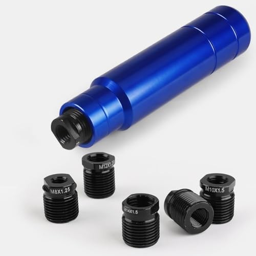 10PC Gear Shift Adapter Kit, Shift Knob Thread Adapters, Compatible with