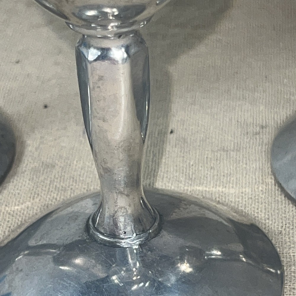 Raimond Italy Silver Goblets Wine Stemware 7” Set 3