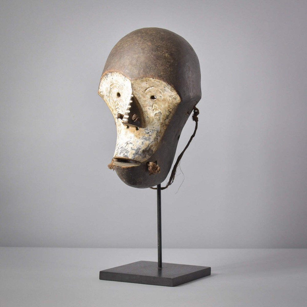 Ngbandi Mask on Custom Stand Congo