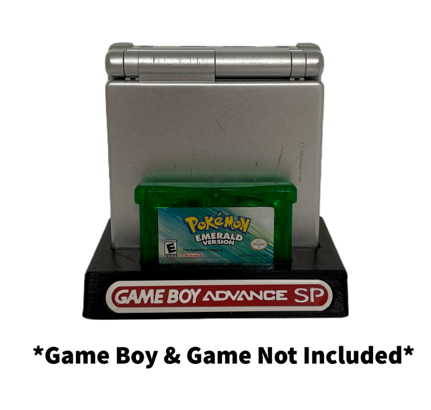 Game Boy Advance SP Display/Stand/Holder - DISPLAY ONLY (Customize Colors)