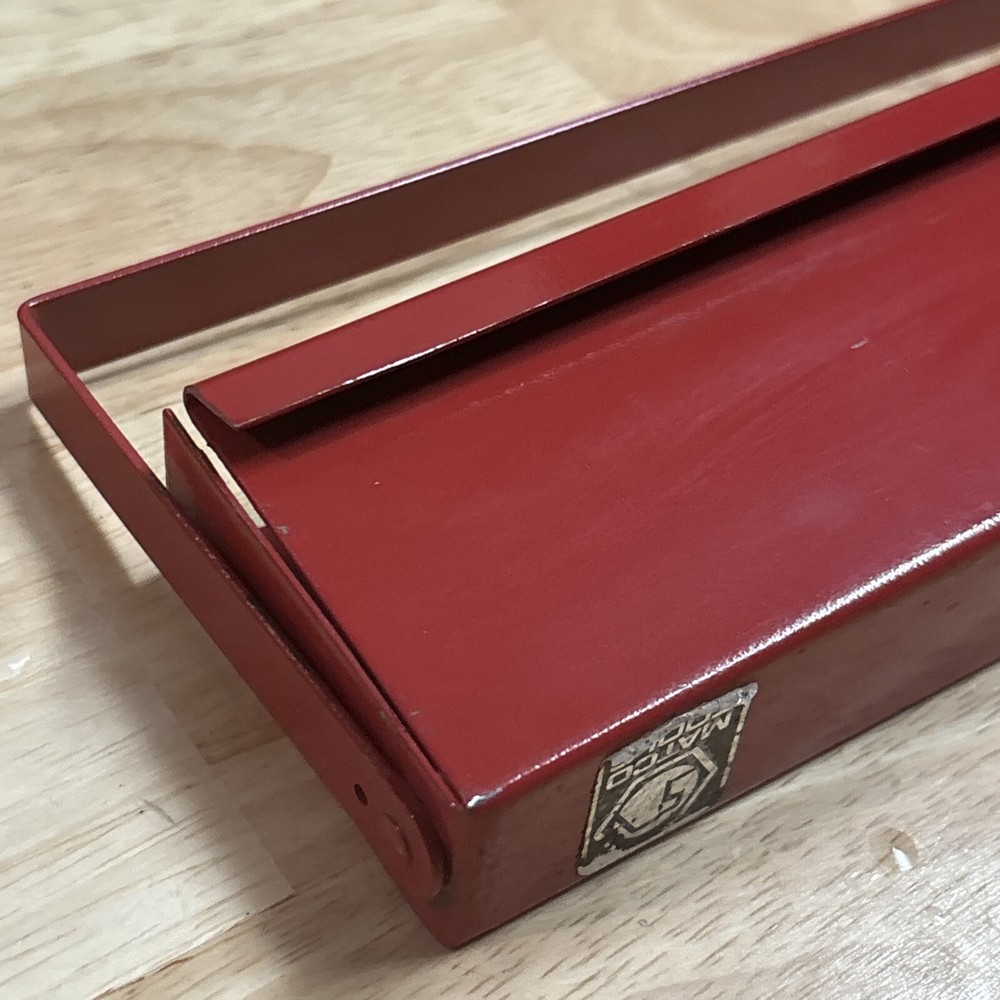 Matco Tools Socket Tray Holder Organizer Red for SAE Deep 11pc 1/2" Dr Set READ!